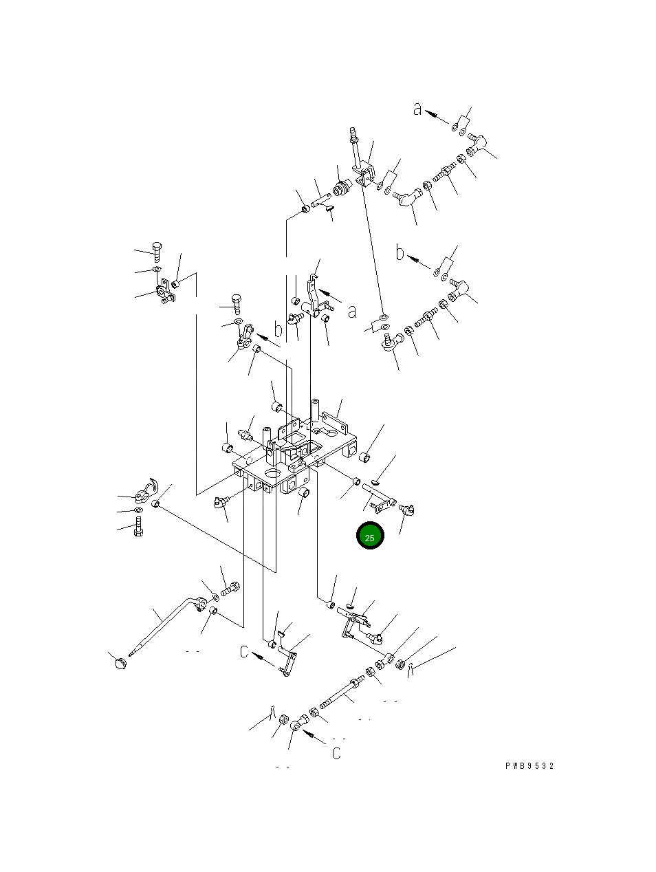 Вал 198-43-51630 Komatsu