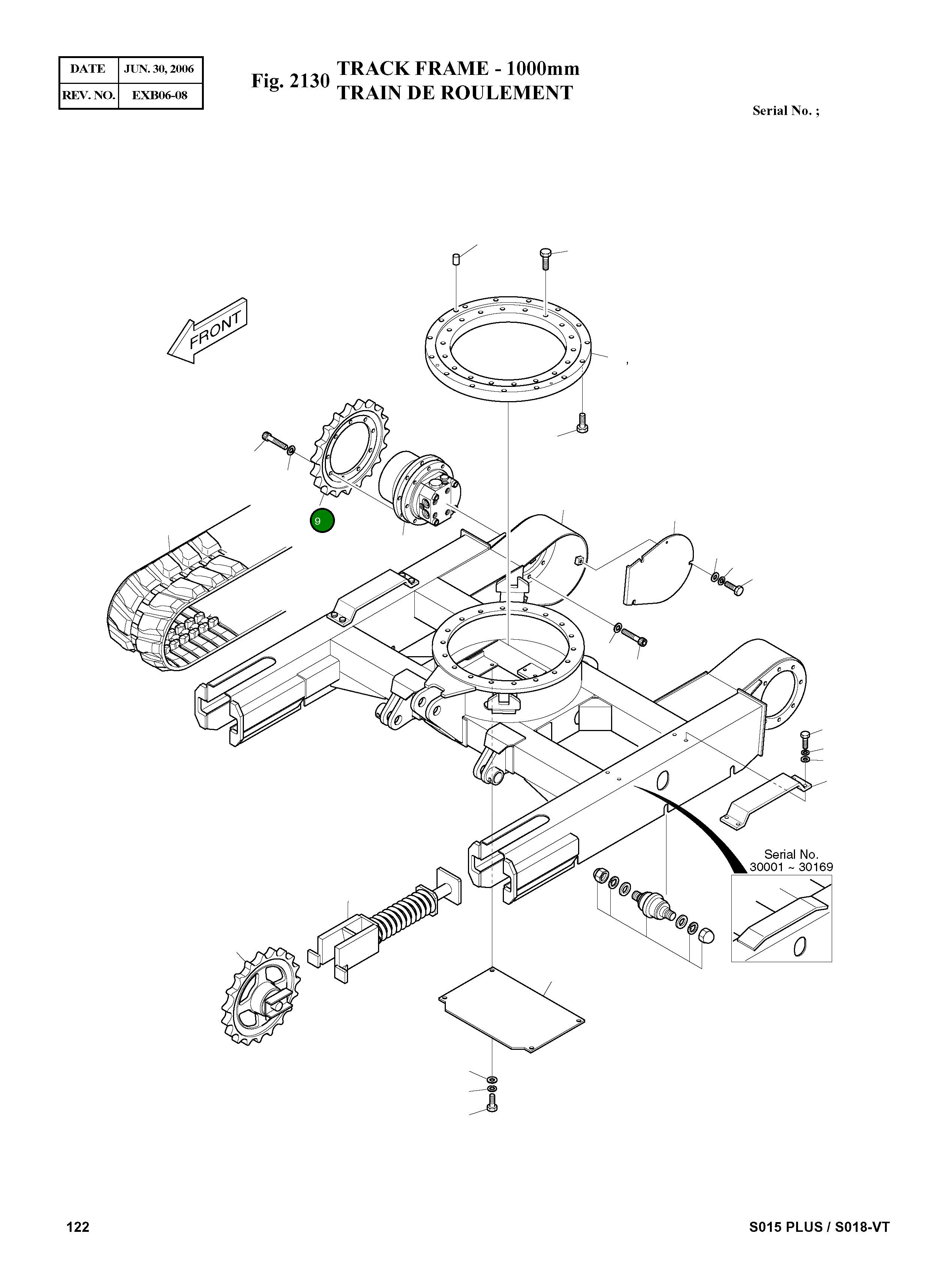 Ведущая звезда 2108-1044A Komatsu