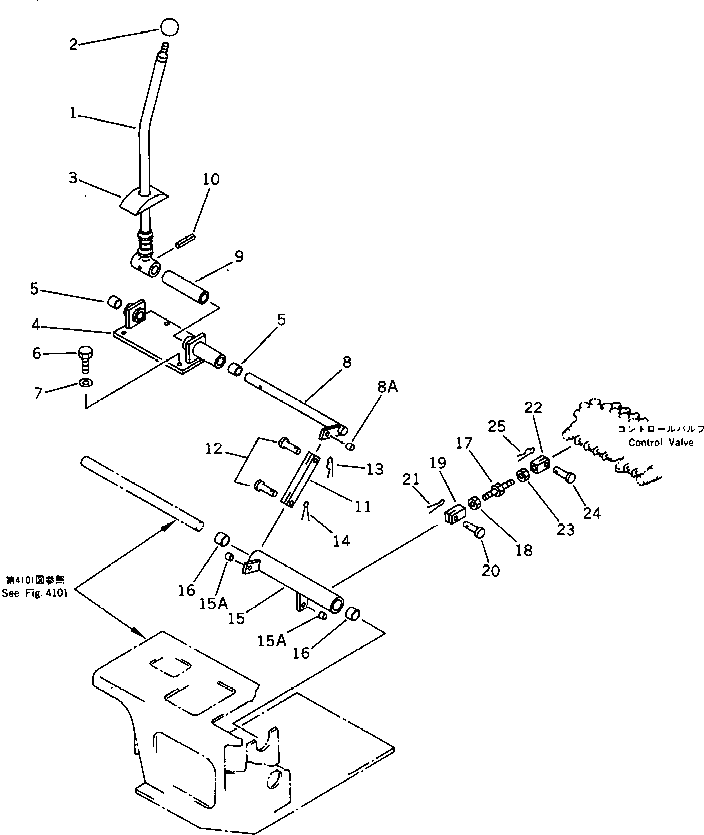 Вилка 20N-43-42640 Komatsu