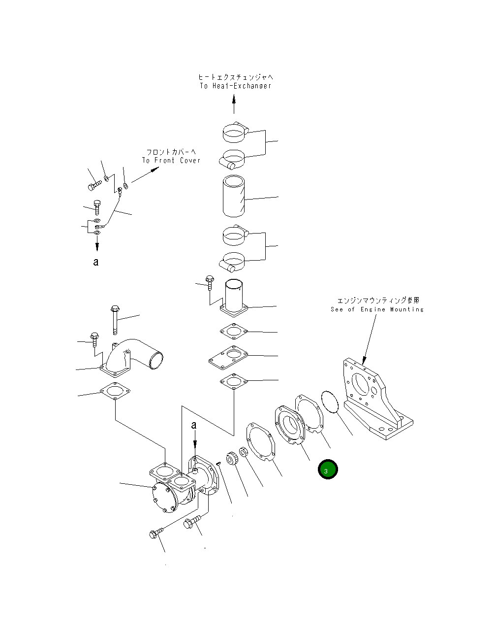 Адаптер 6215-65-1250 Komatsu