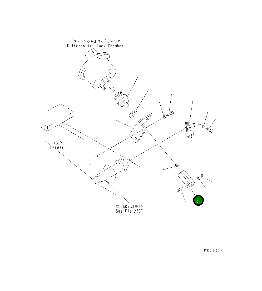 Вилка 234-32-11362 Komatsu