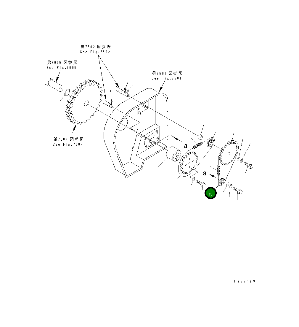 Ведущая звезда 277-871-1190 Komatsu
