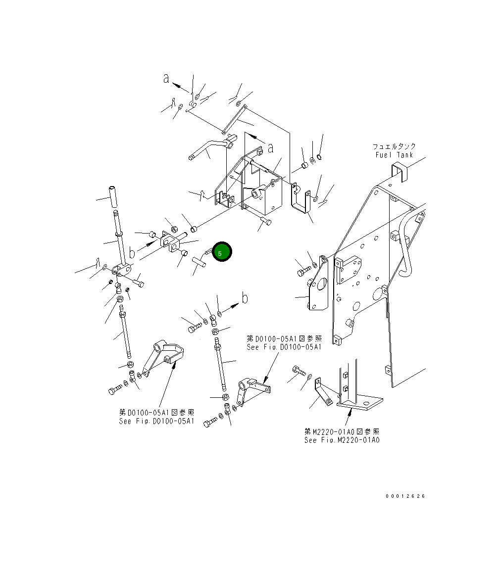 Вилка 103-43-34260 Komatsu