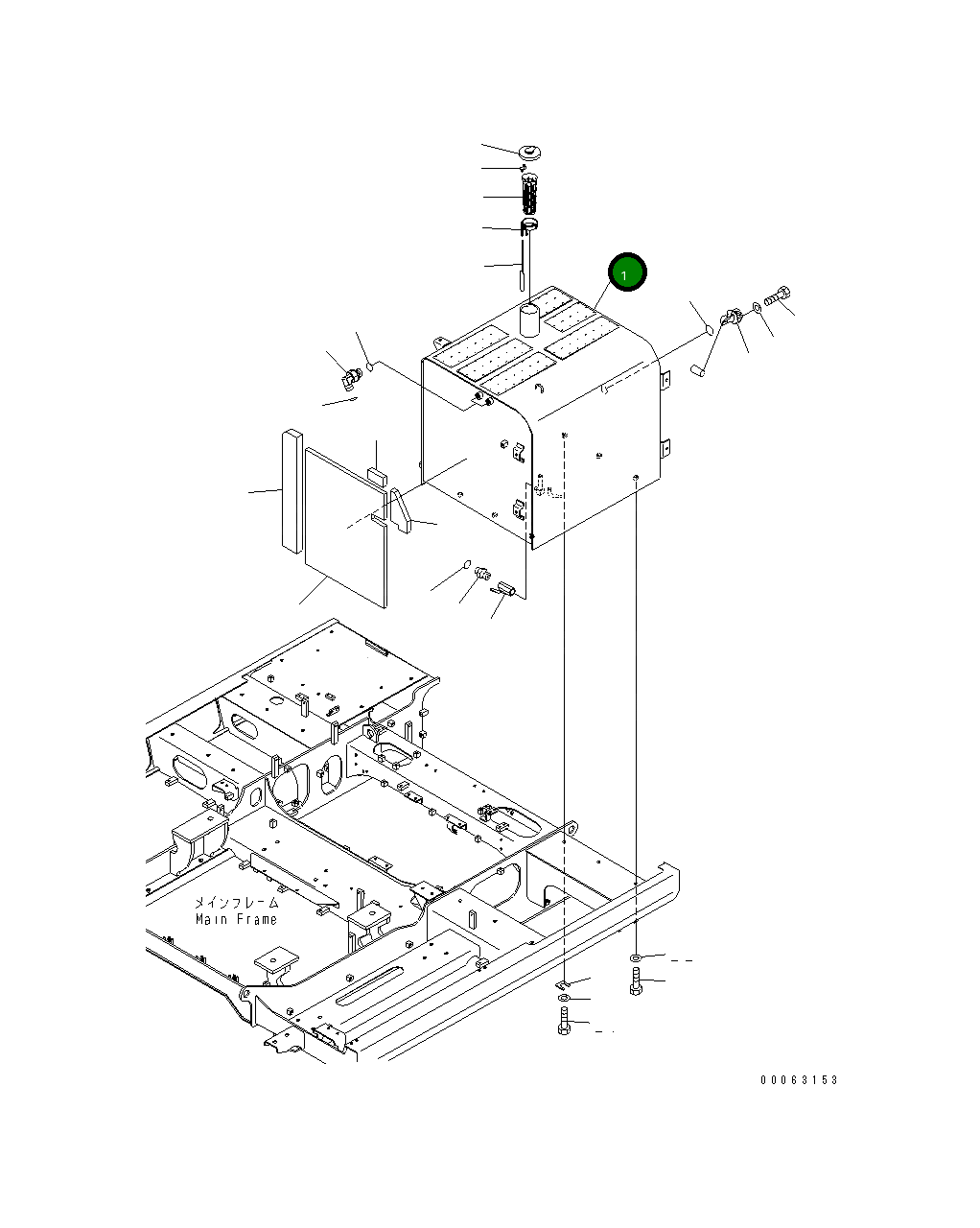 Бак 8234-04-1112 Komatsu
