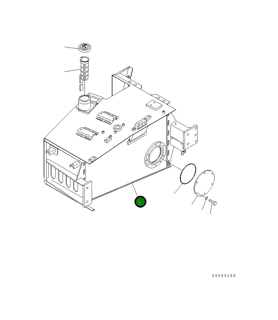 Бак 56D-04-21113 Komatsu