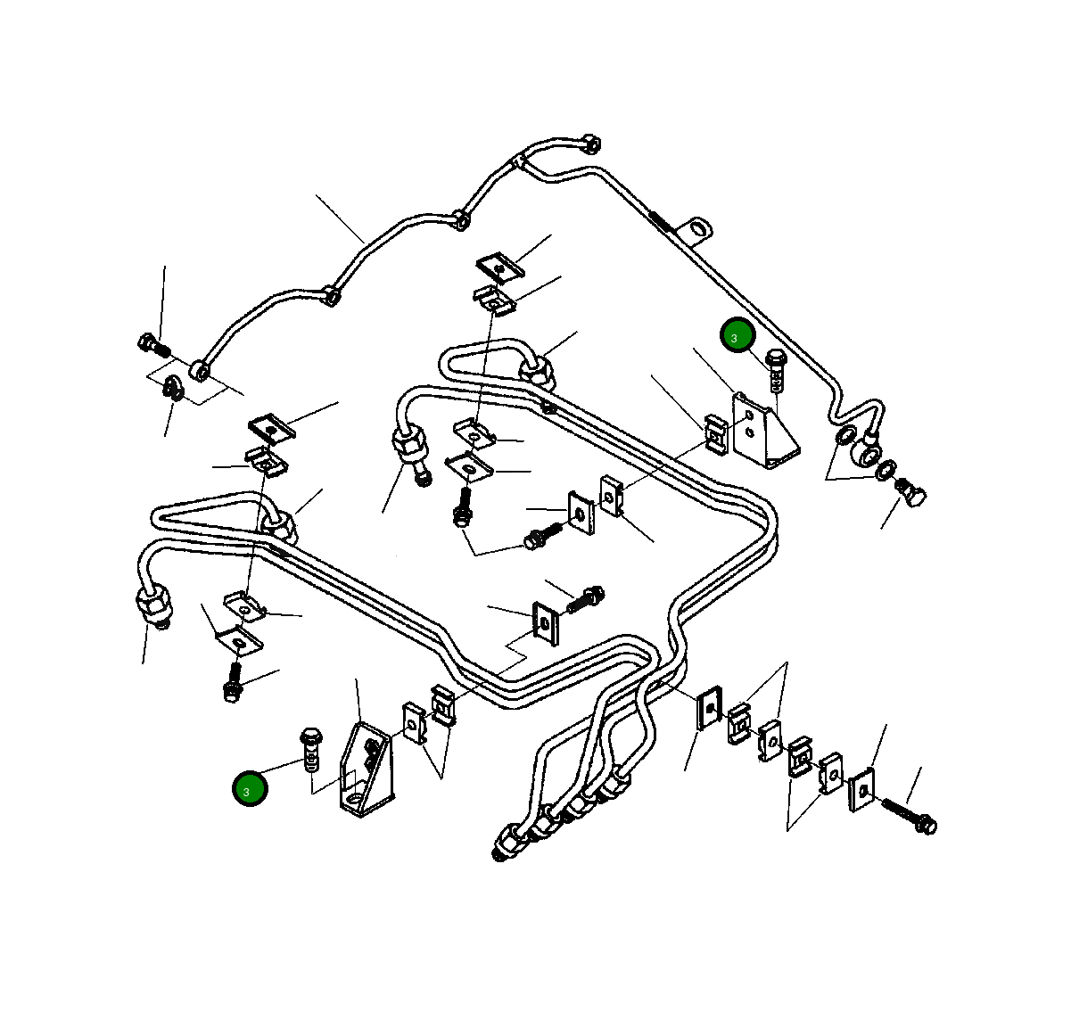 Болт (M8-1.25x25) 6731-11-4160 Komatsu