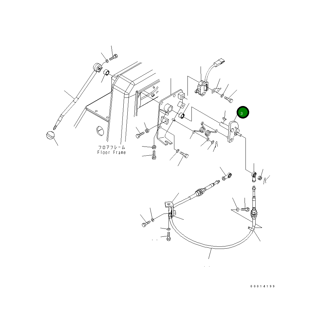 Вал 17A-43-26171 Komatsu