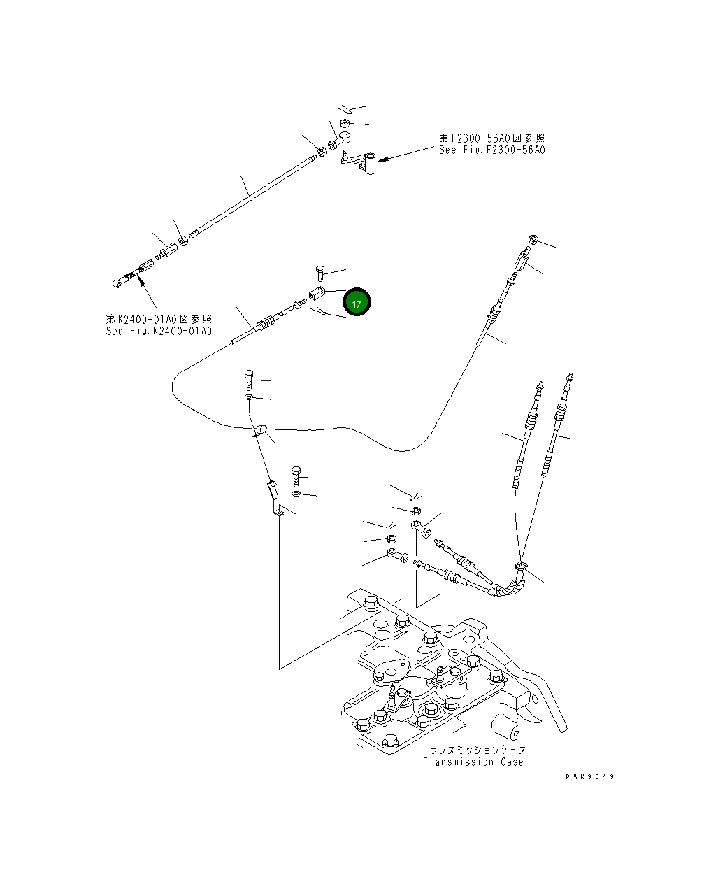 Вилка 154-43-14580 Komatsu
