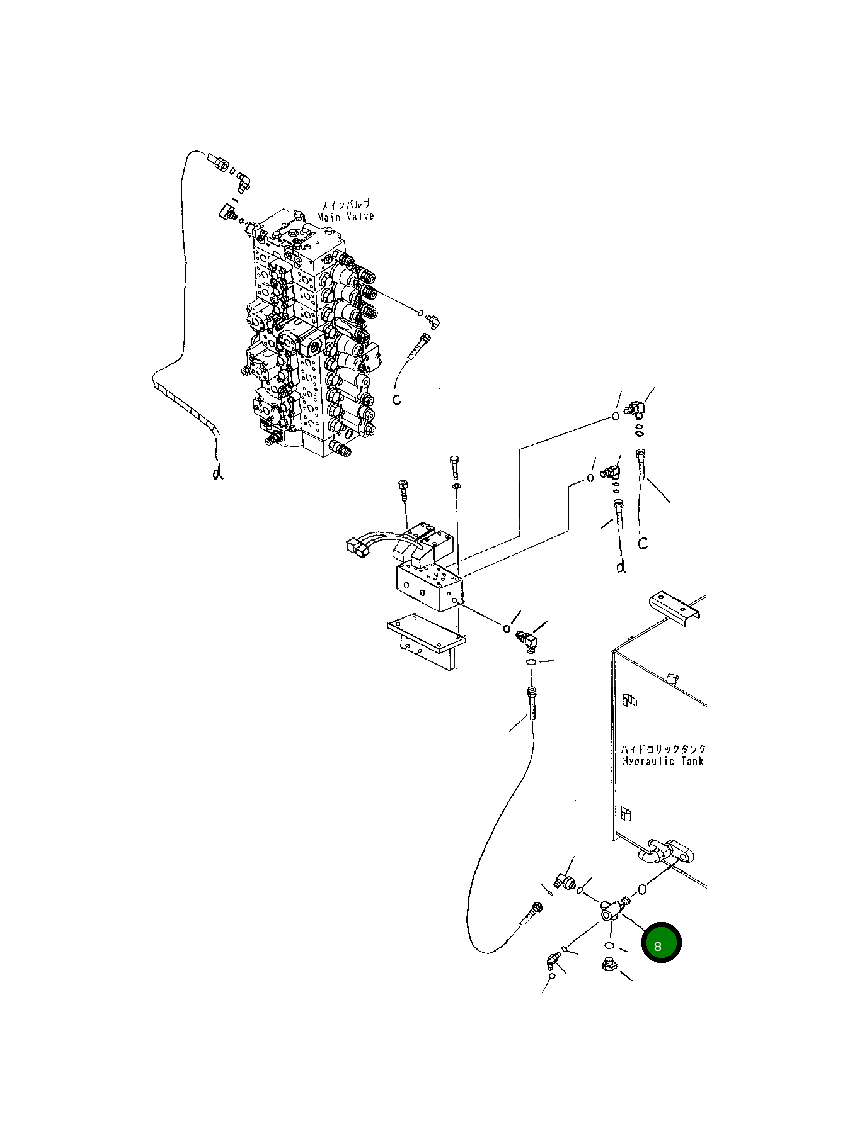 Адаптер 20Y6215660 Komatsu