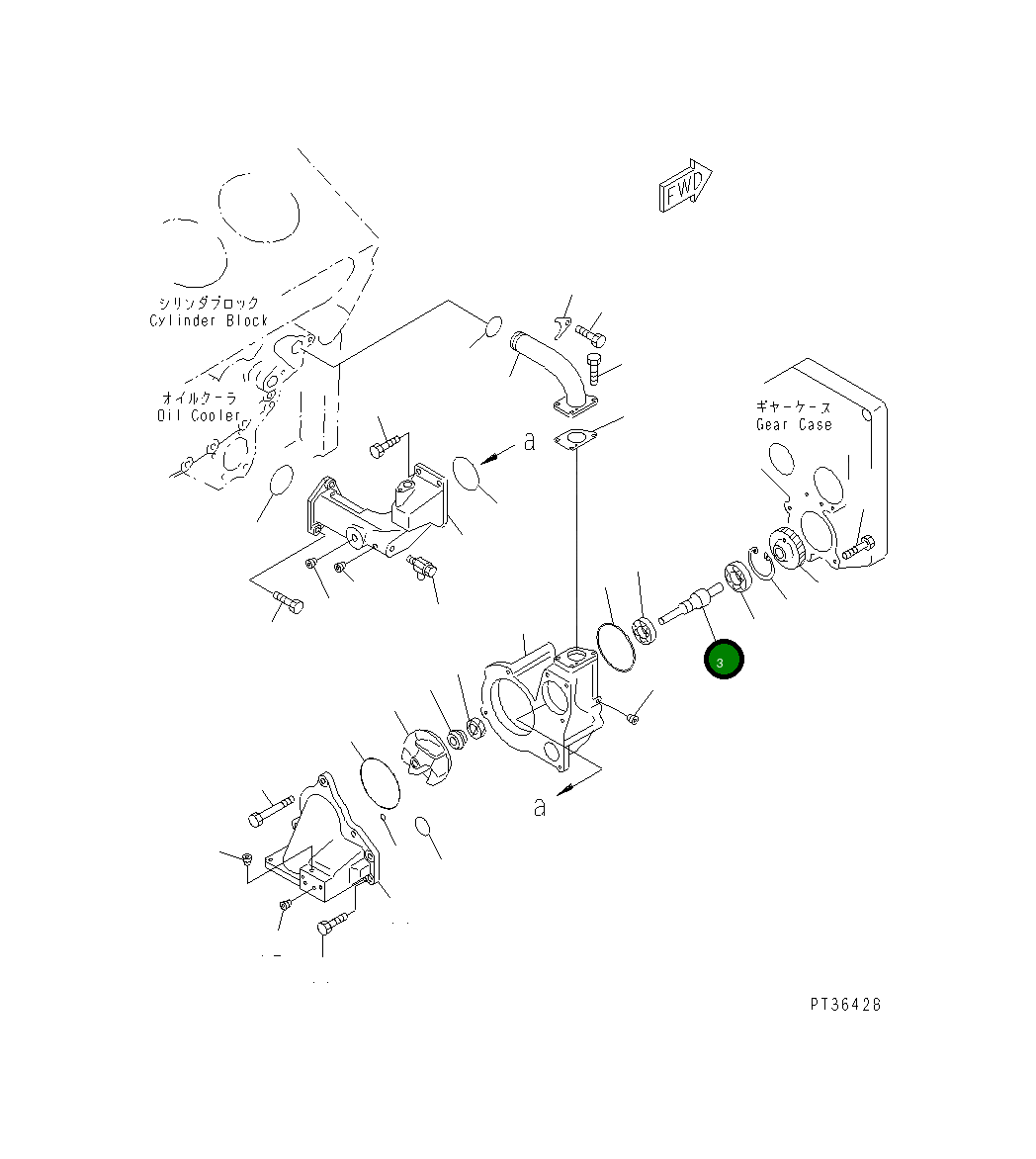Вал 6215-61-1130 Komatsu