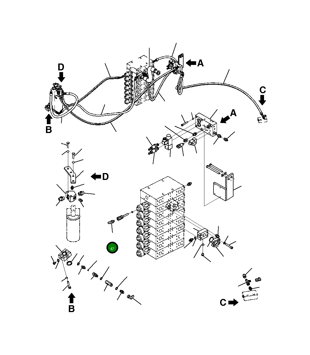 Адаптер FZ5026734 Komatsu