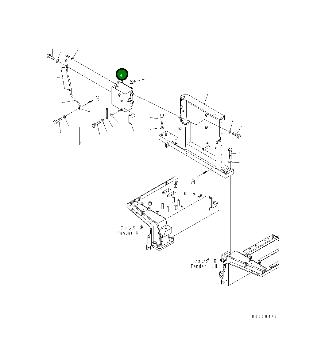 Бак 195-03-63451 Komatsu