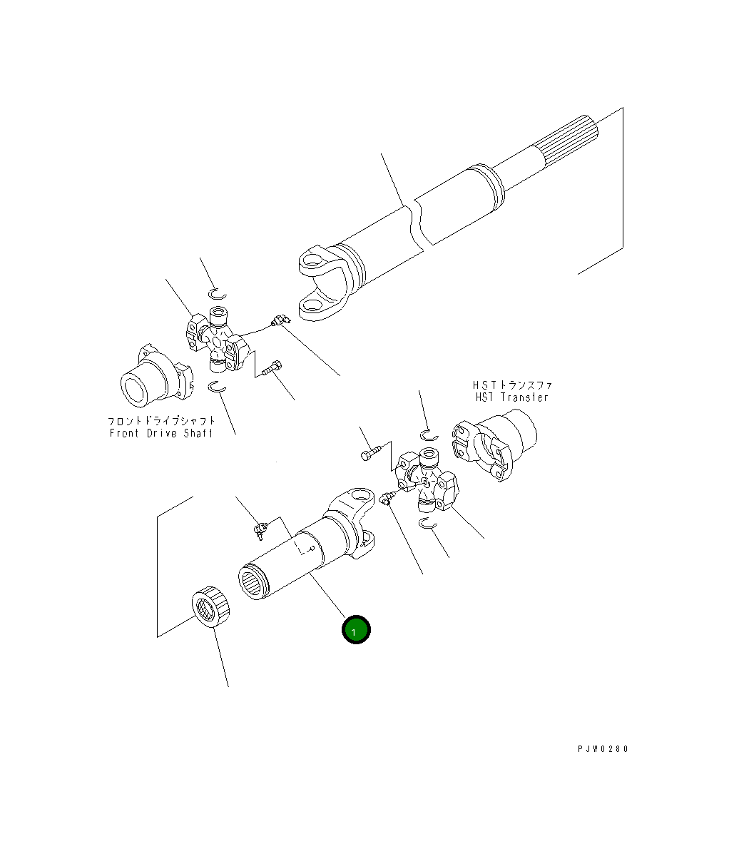 Вилка 415-20-22320 Komatsu