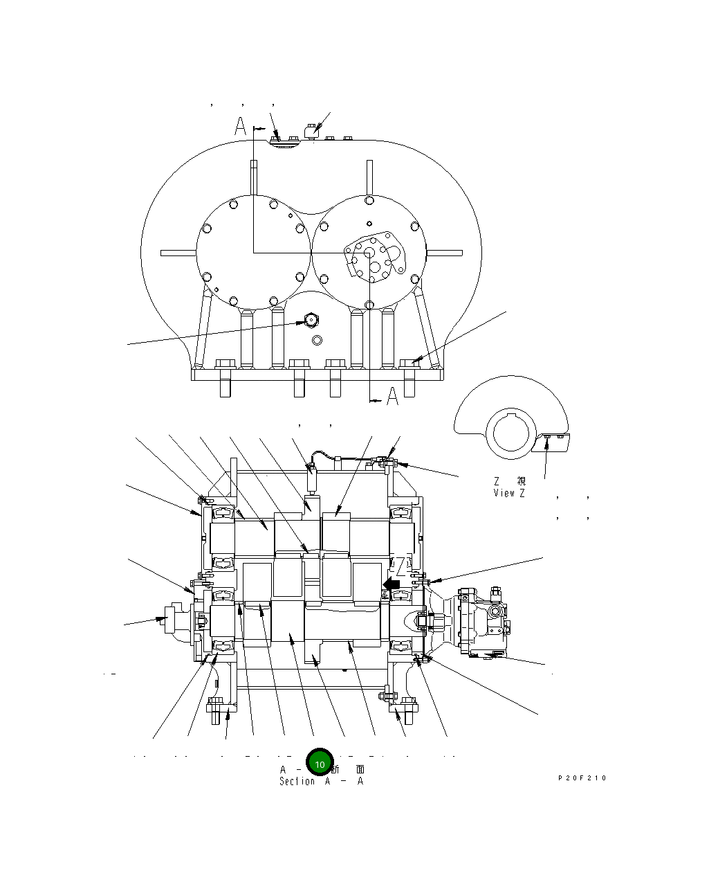 Вал 417-J90-5130 Komatsu