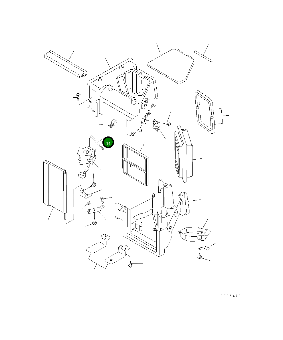 Вал ND116662-1840 Komatsu