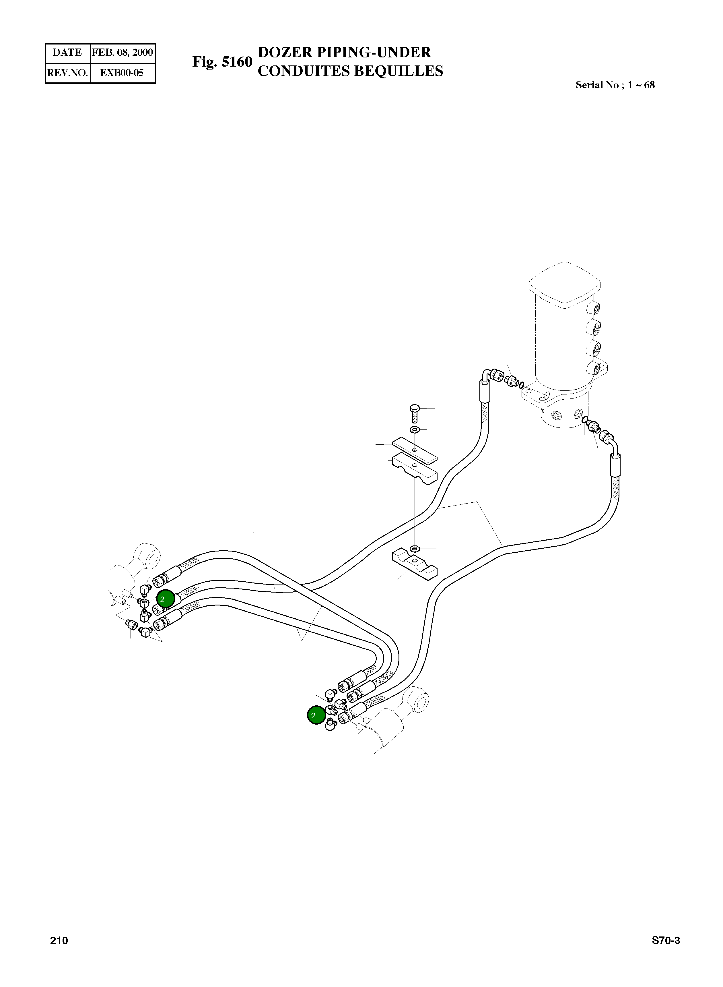 Адаптер 3-PT3/8 2181-1863 Komatsu
