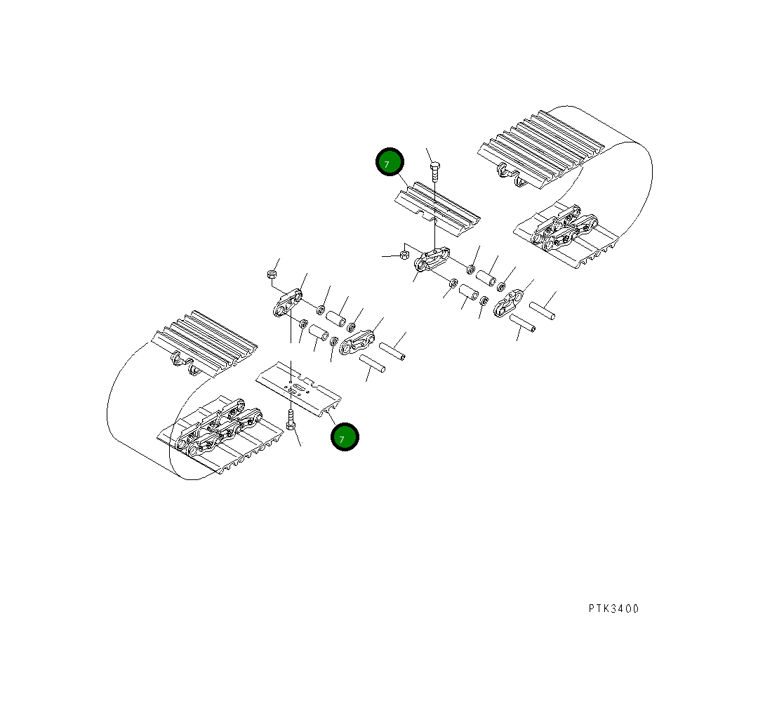 Башмак 203-32-51480 Komatsu