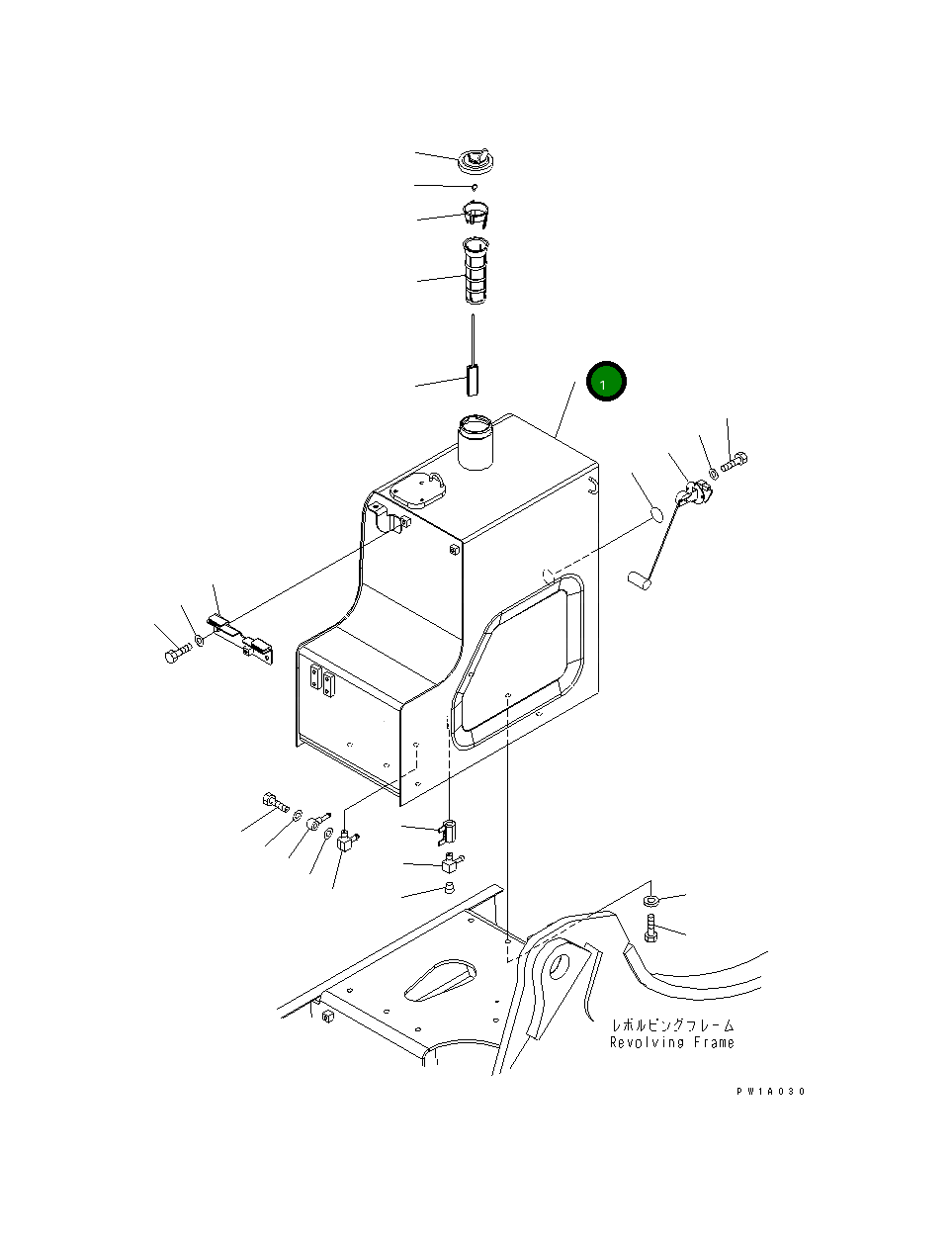 Бак 22U-04-21111YN Komatsu
