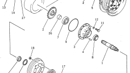 Палец 233-23-22430 Komatsu
