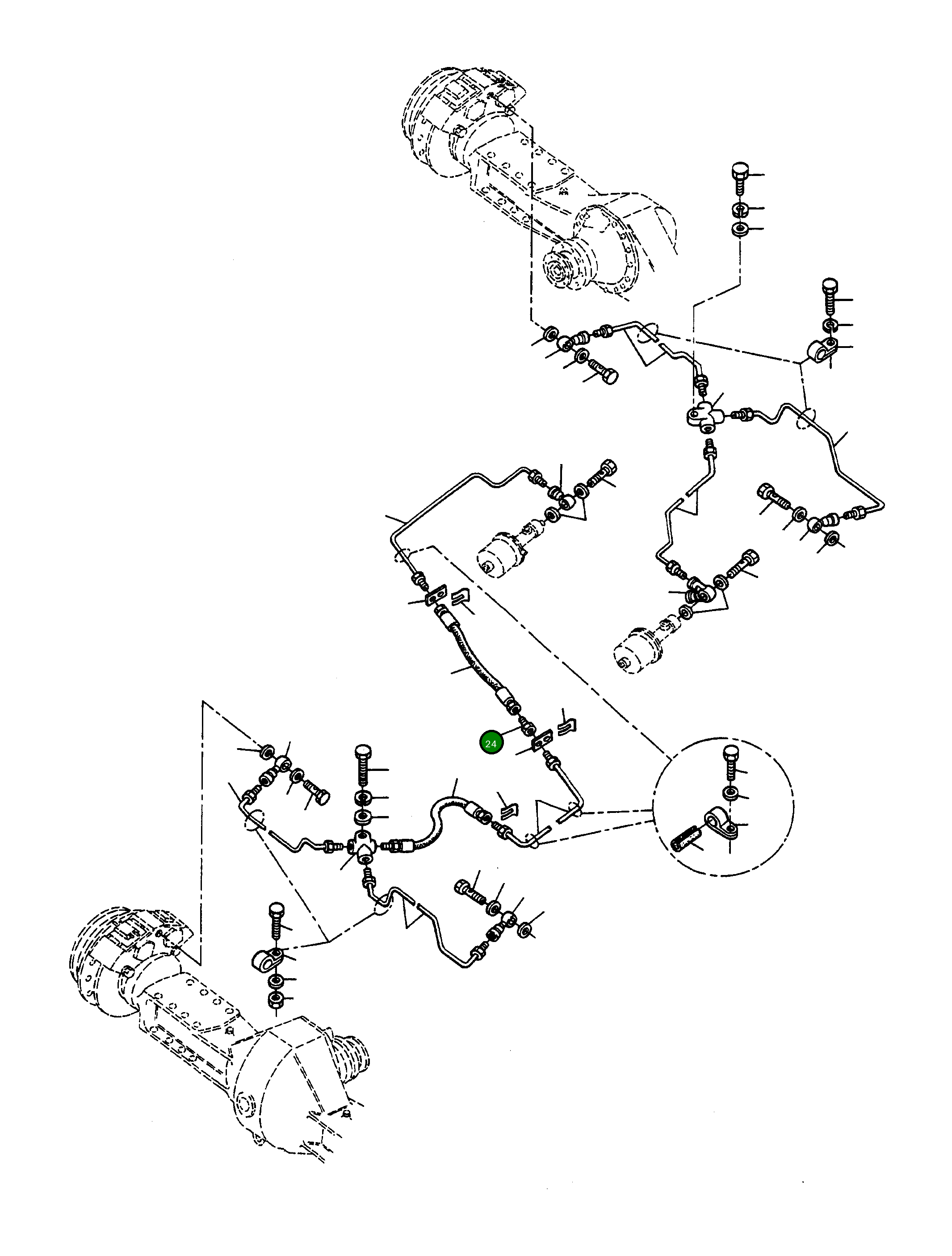 Болт-банджо 2999823M1 Komatsu