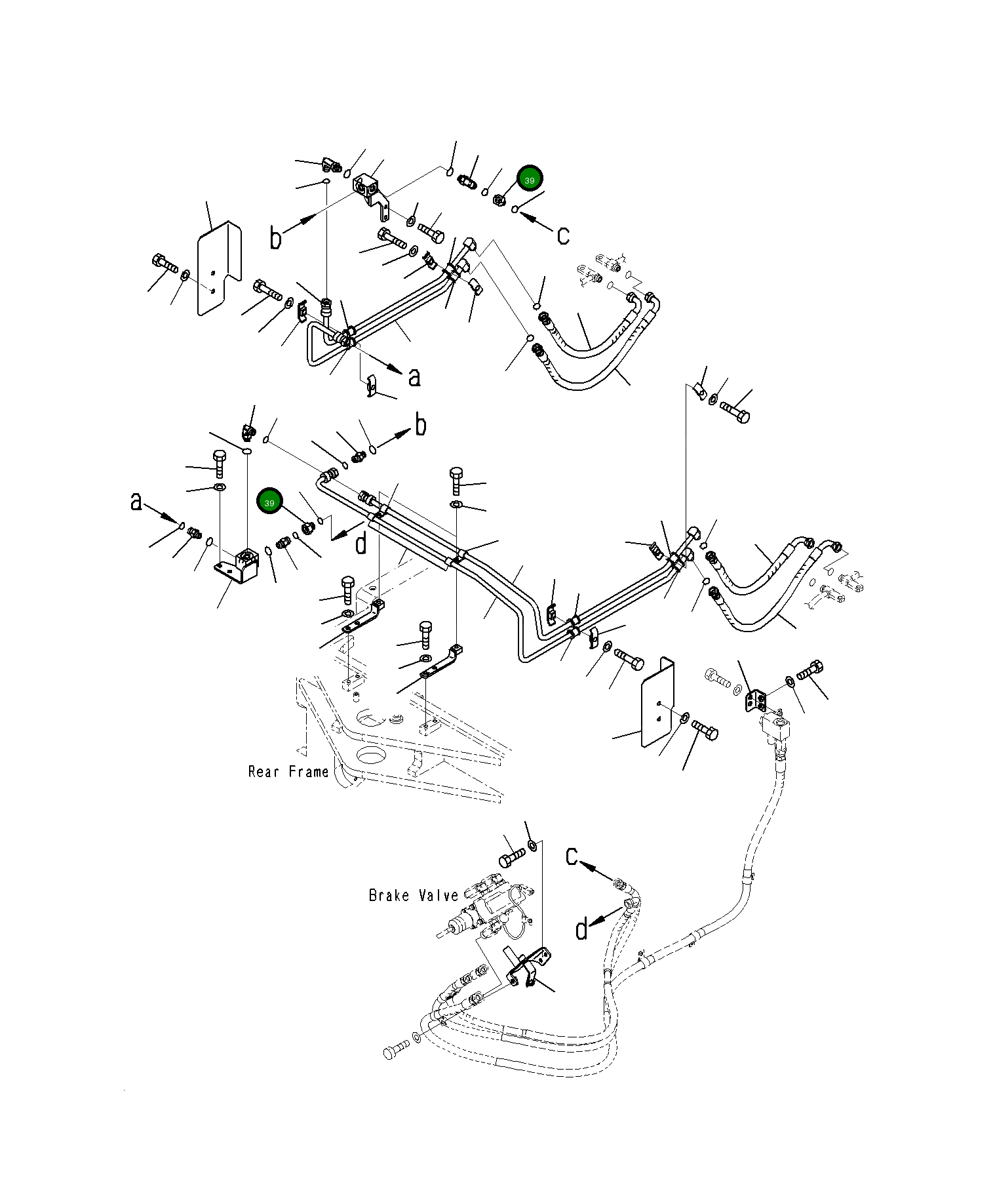 Адаптер 23H-43-16180 Komatsu