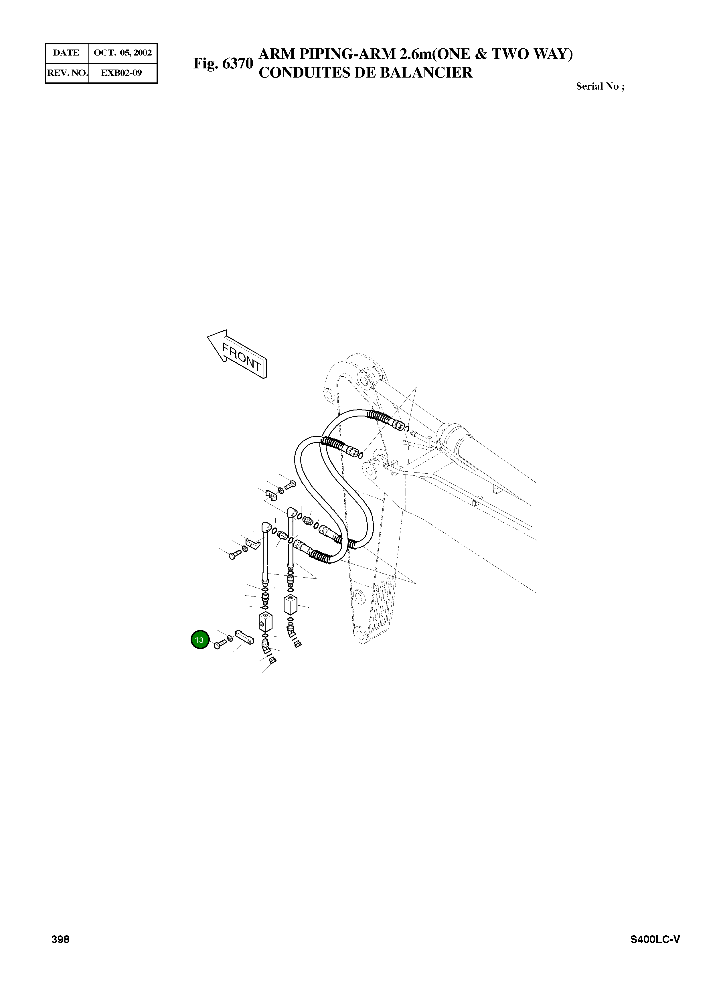 Болт M16X2.0X95 S0566166 Komatsu