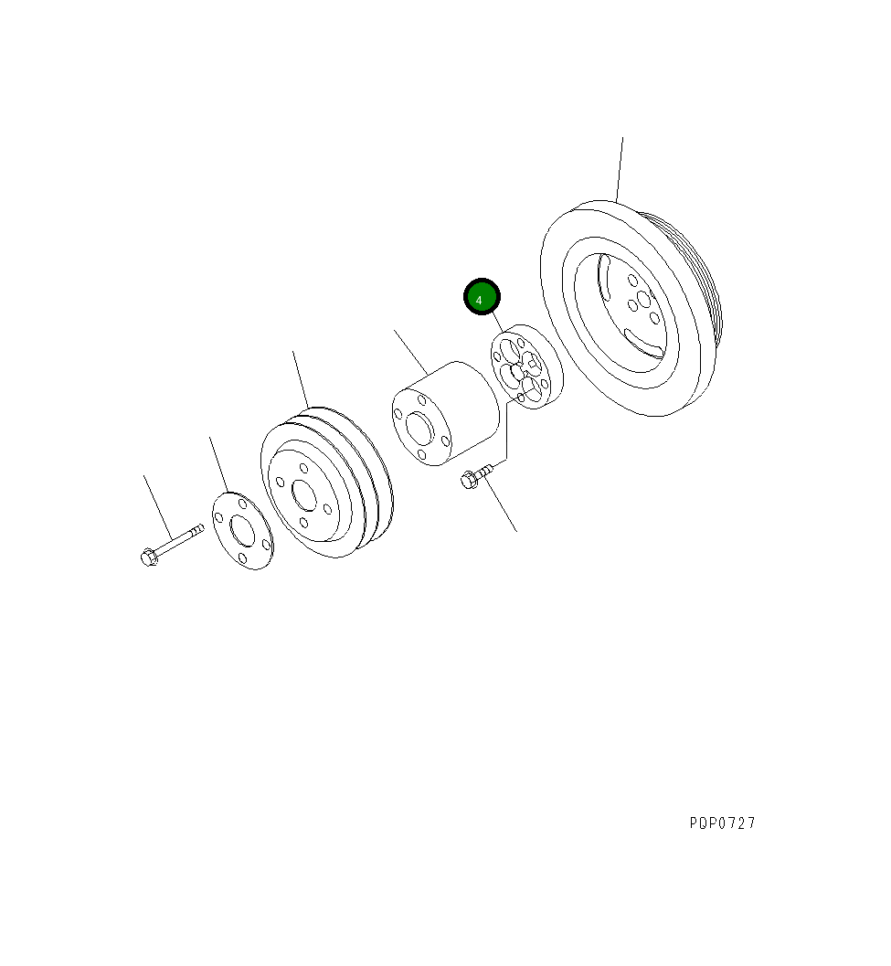 Адаптер 6731-31-1510 Komatsu
