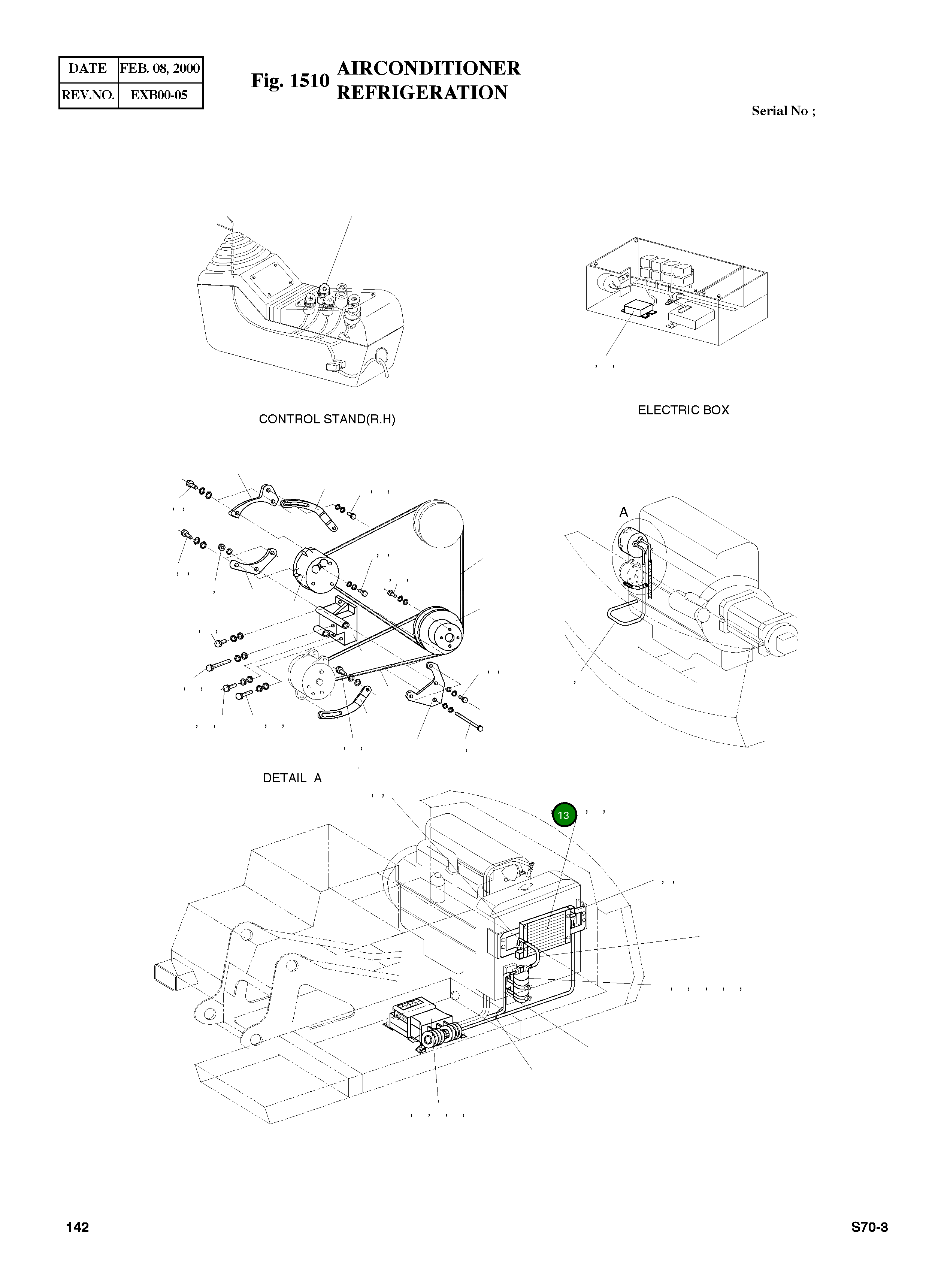 Болт M6X1.0X45 S0553553 Komatsu