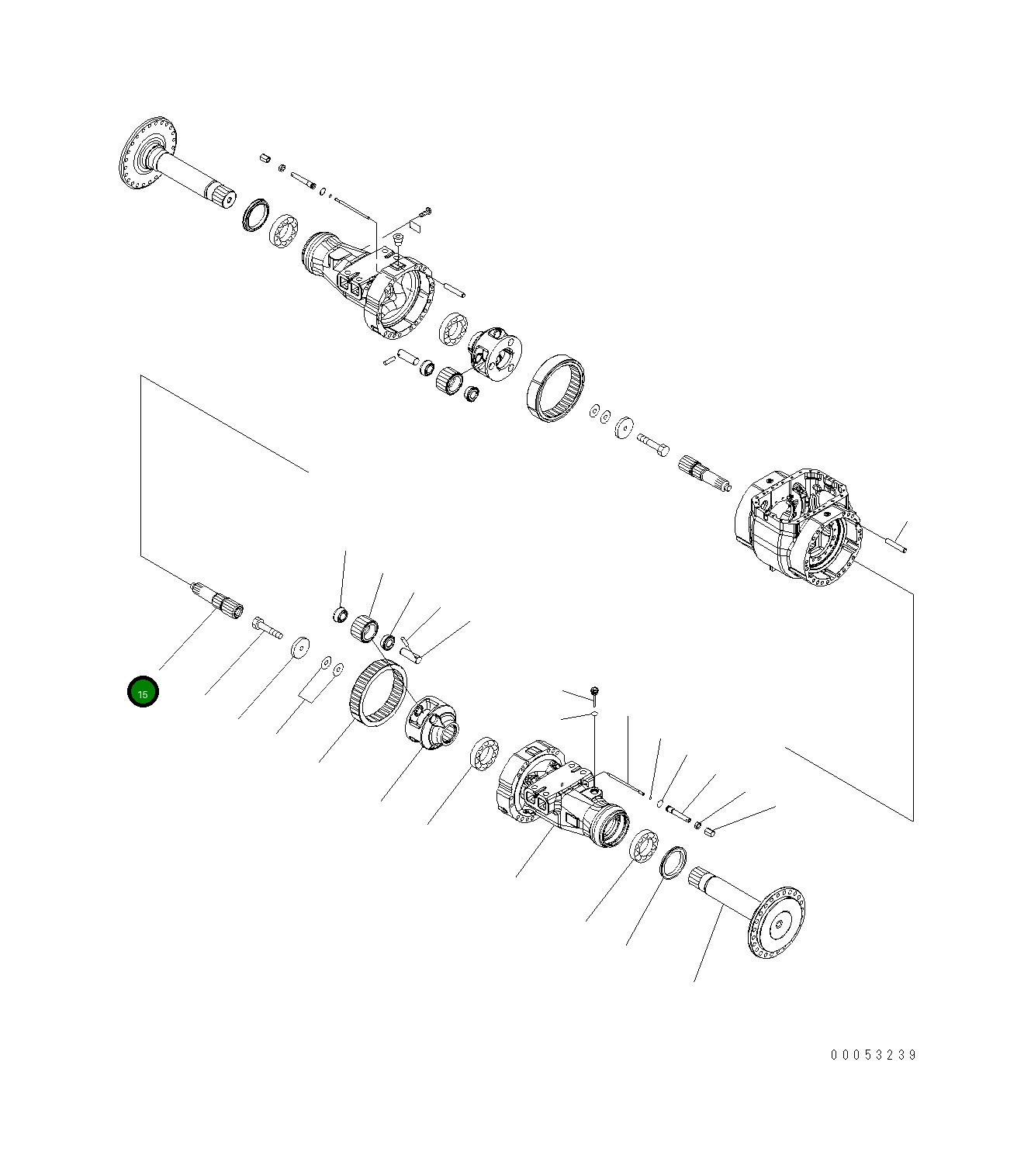 Вал 421-22-32740 Komatsu