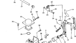 Вал ND192653-0020 Komatsu
