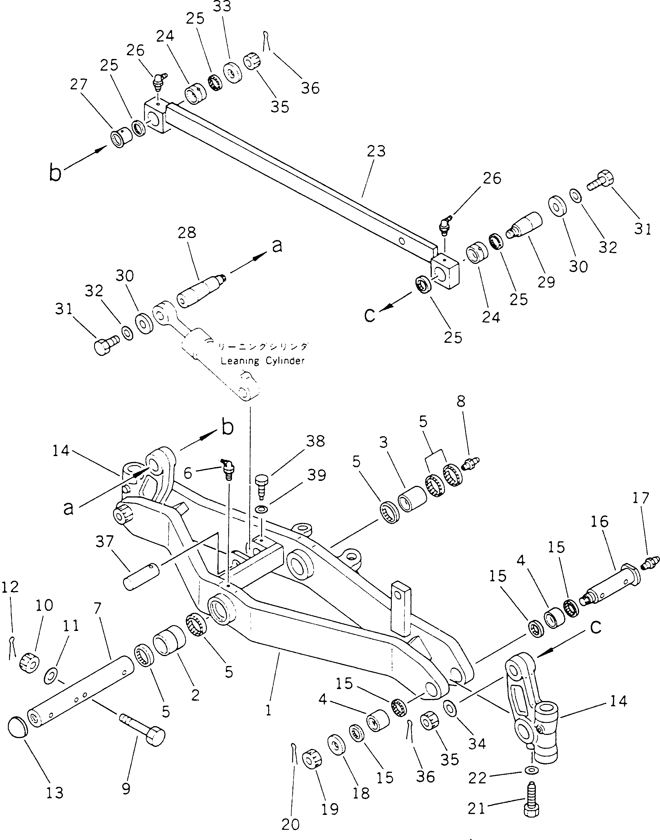 Вал 23A-27-11351 Komatsu