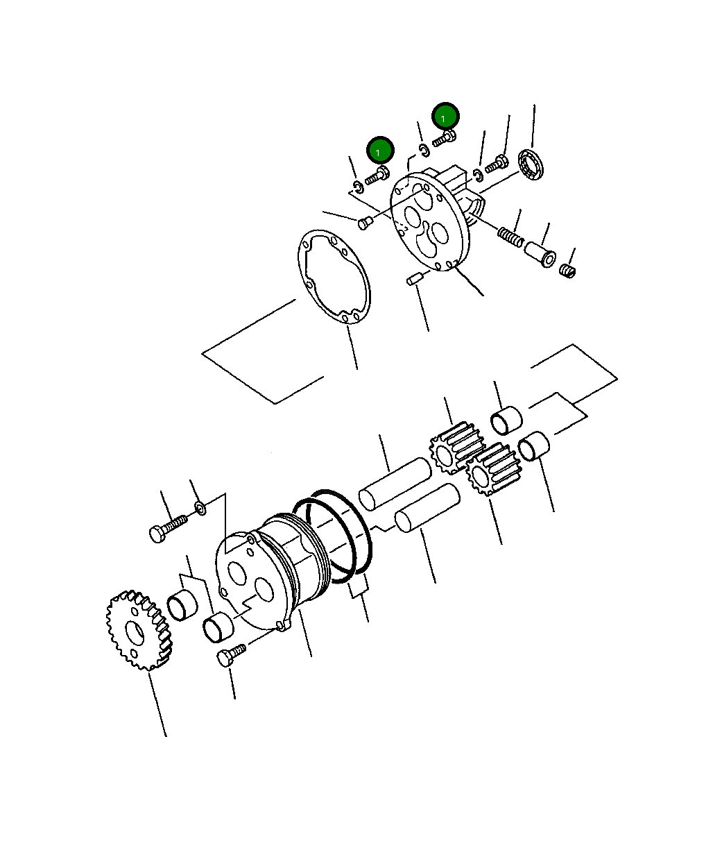 Болт - 3/8-16 X 2 1/2 1238 052 H1 Komatsu