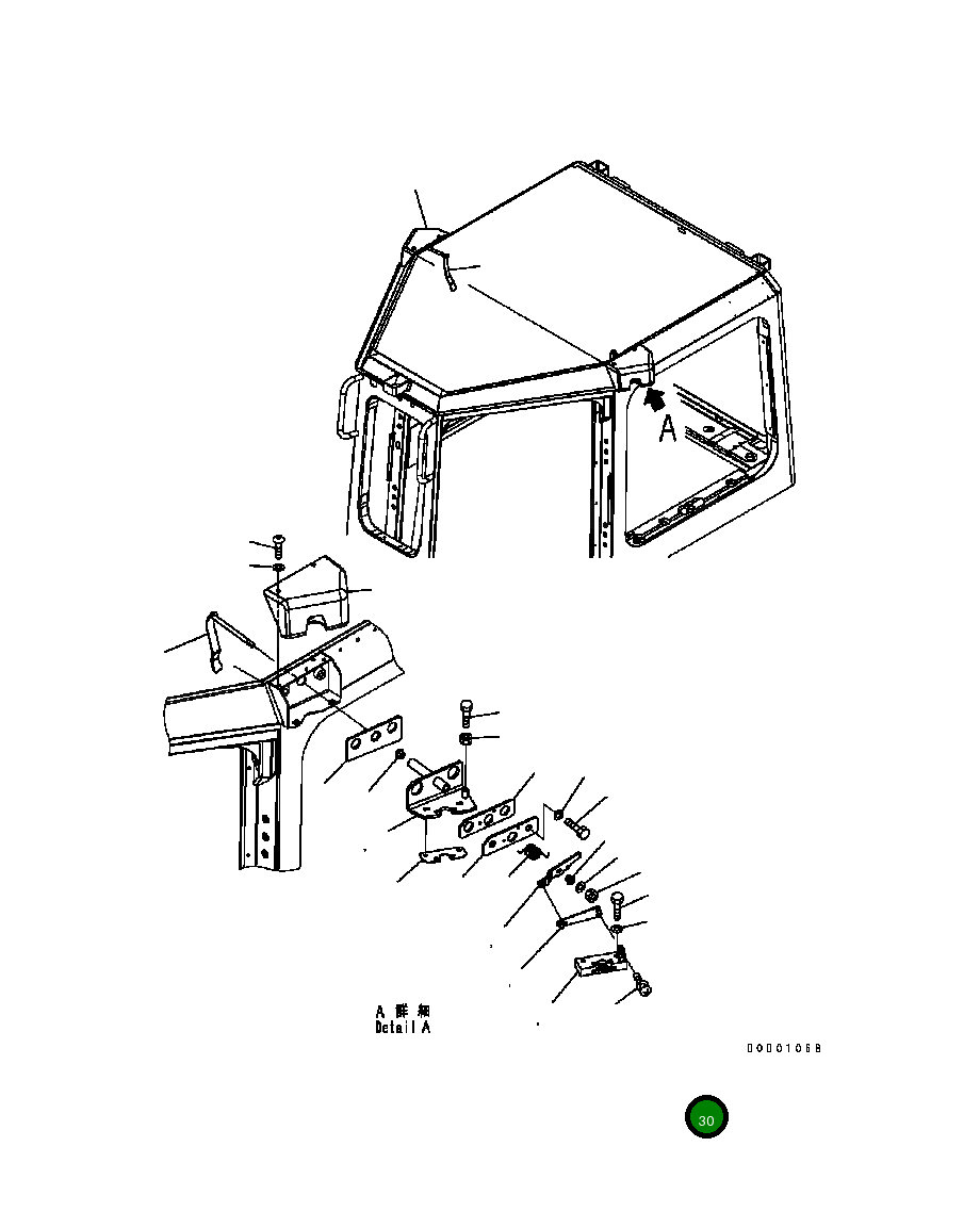 Винт 01023-10516 Komatsu