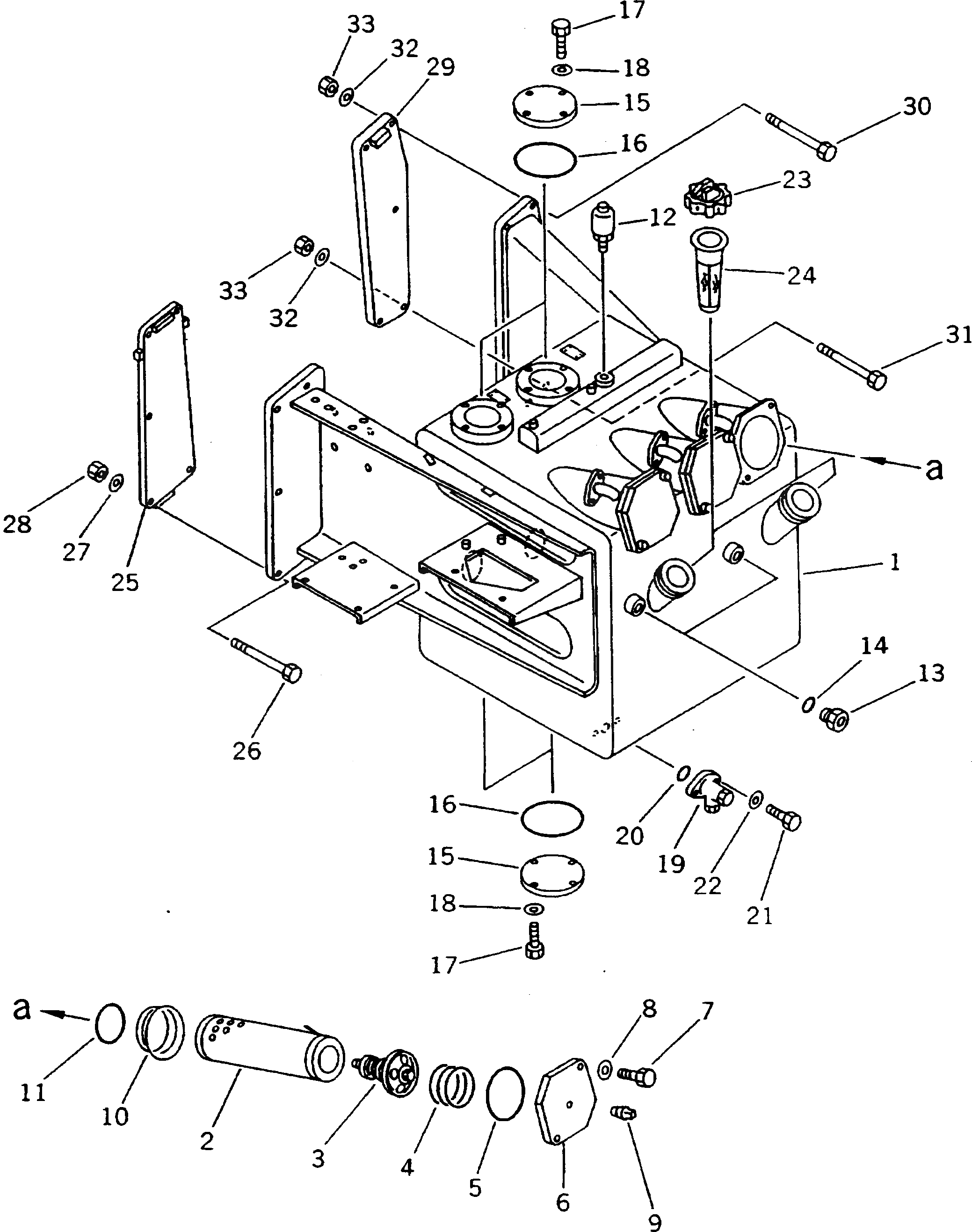 Бак 561-60-6A110 Komatsu