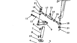 Кронштейн 13E-43-25250 Komatsu