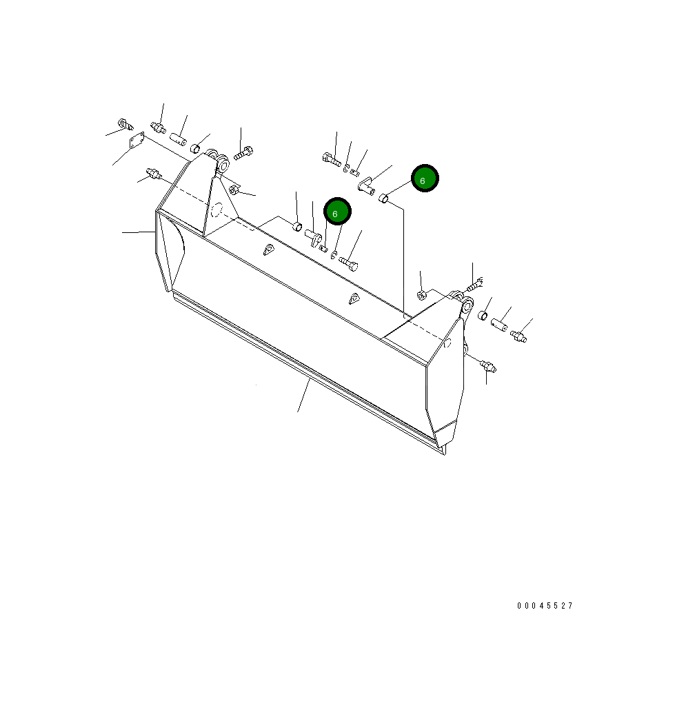 Вал 134-Y16-1420 Komatsu