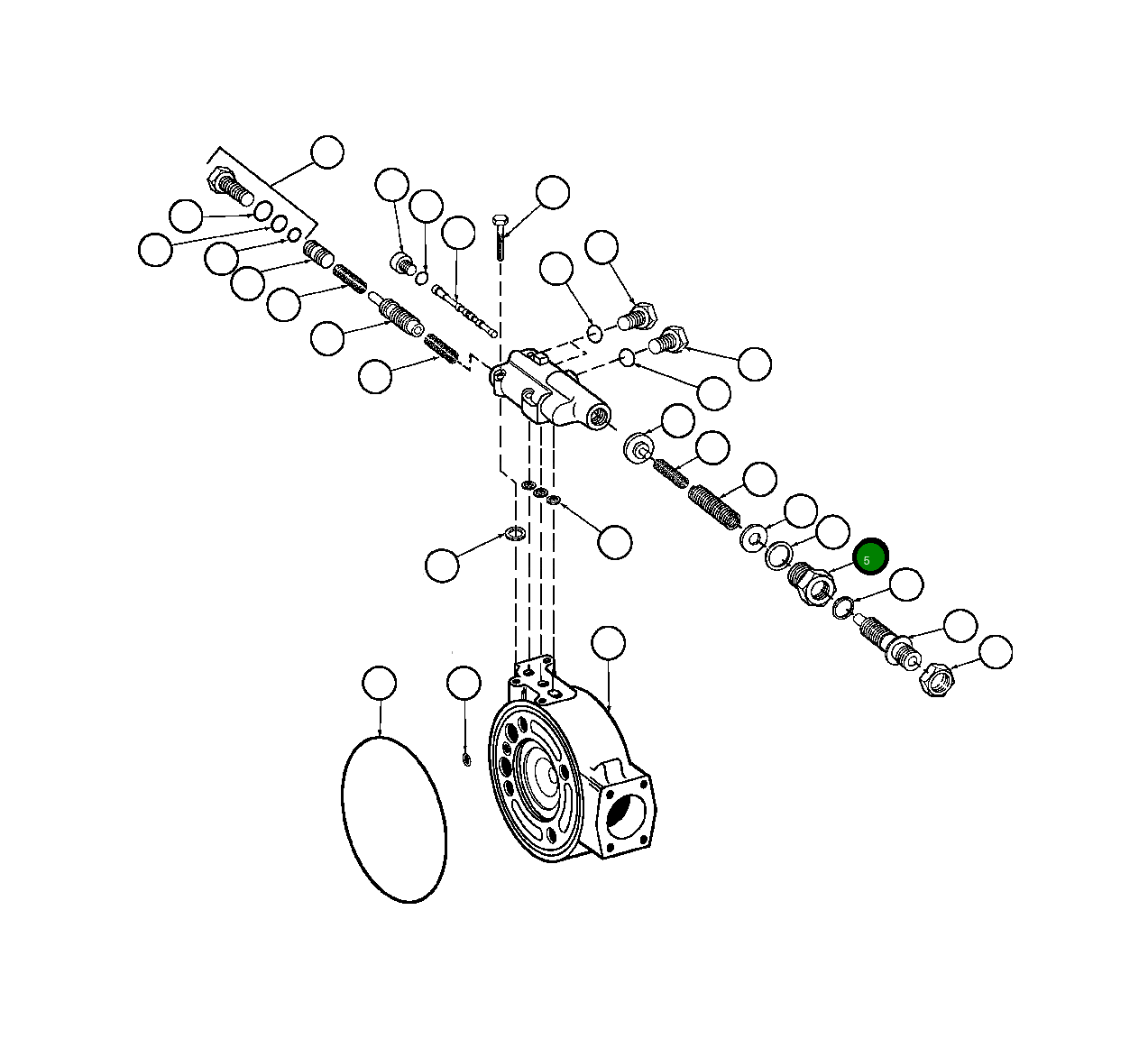 Адаптер VE3774 Komatsu