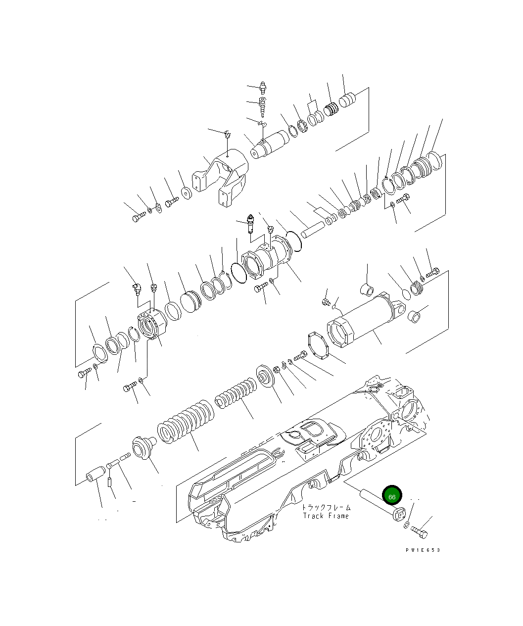 Вал 19M-30-14350 Komatsu