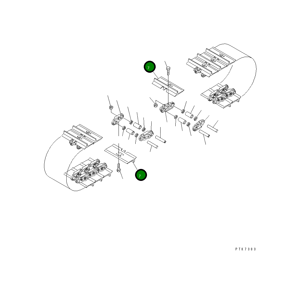 Башмак 203-32-51380 Komatsu