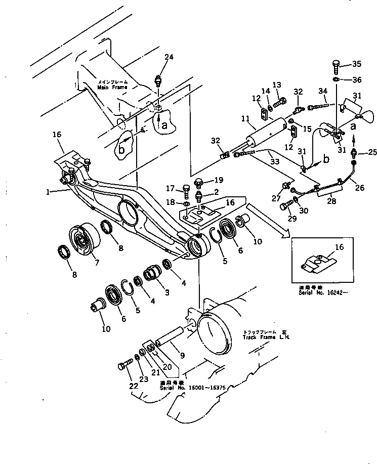 Вал 195-50-22681 Komatsu