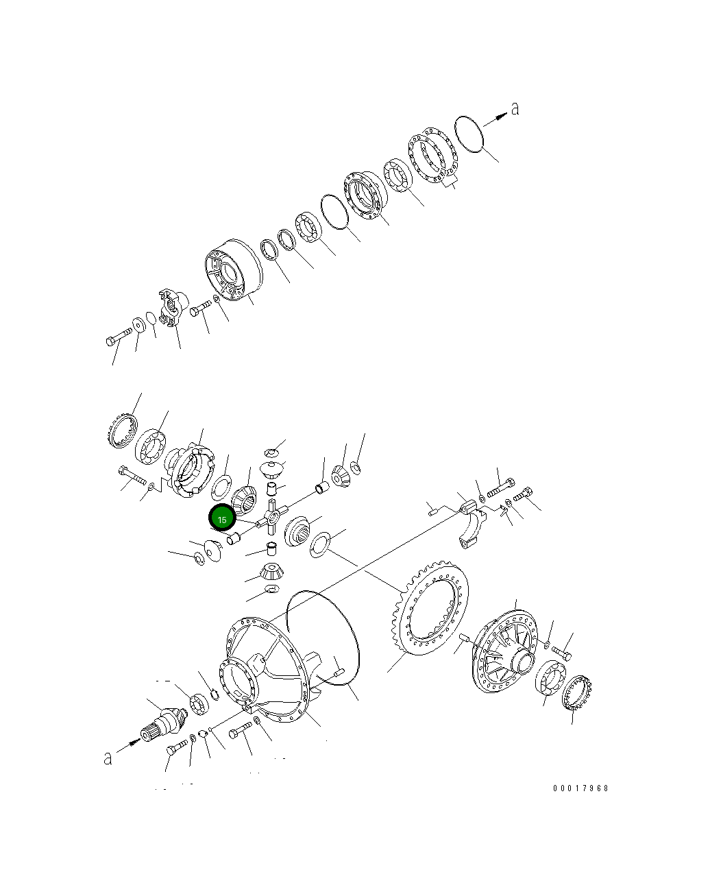 Вал 426-23-21710 Komatsu