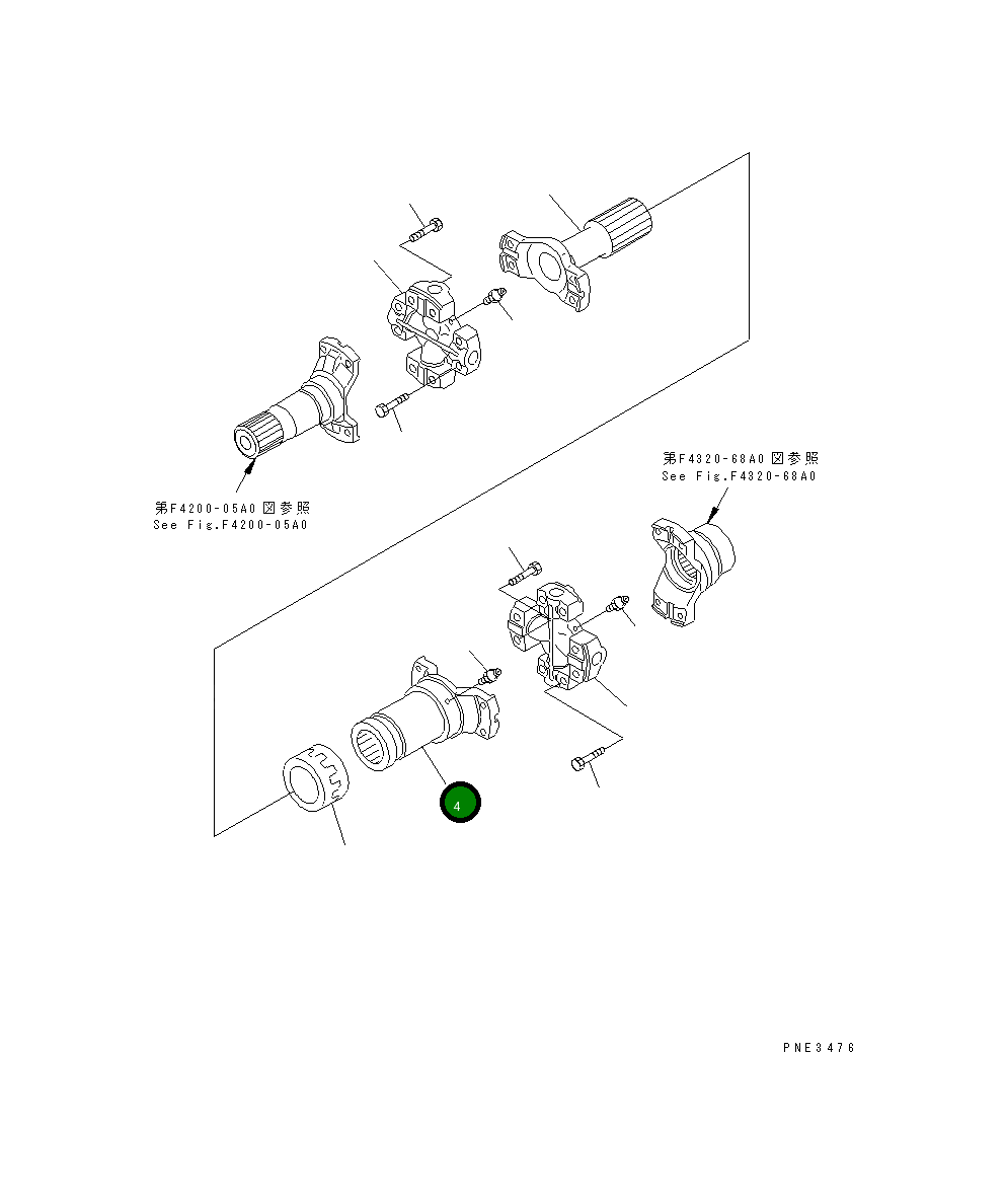 Вилка 425-20-22720 Komatsu