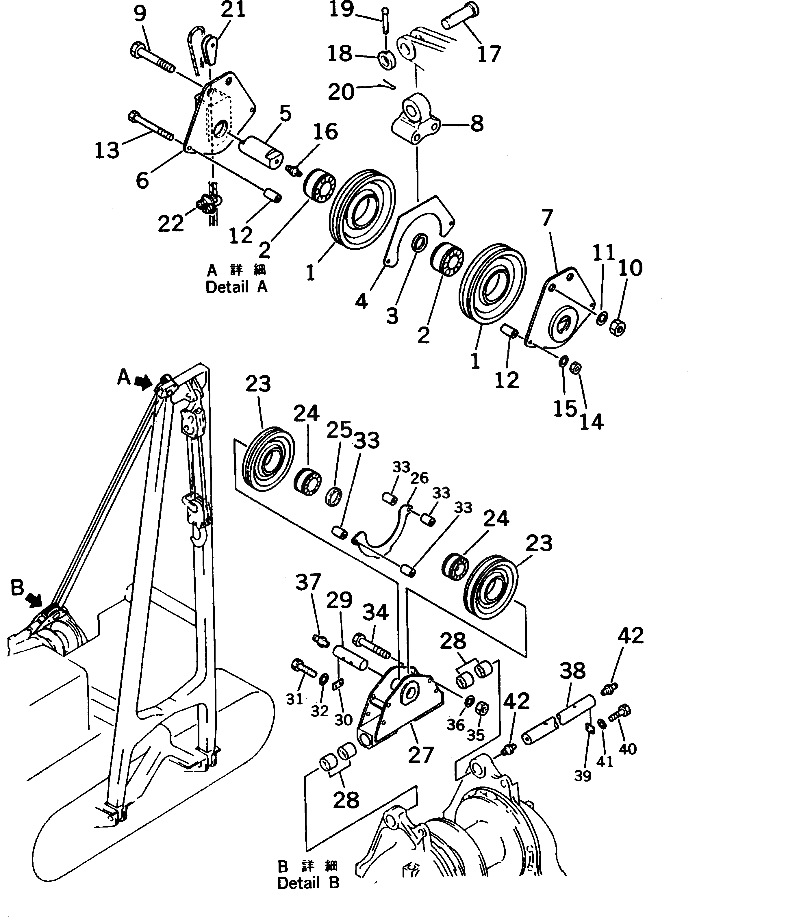 Вал 156-70-13510 Komatsu