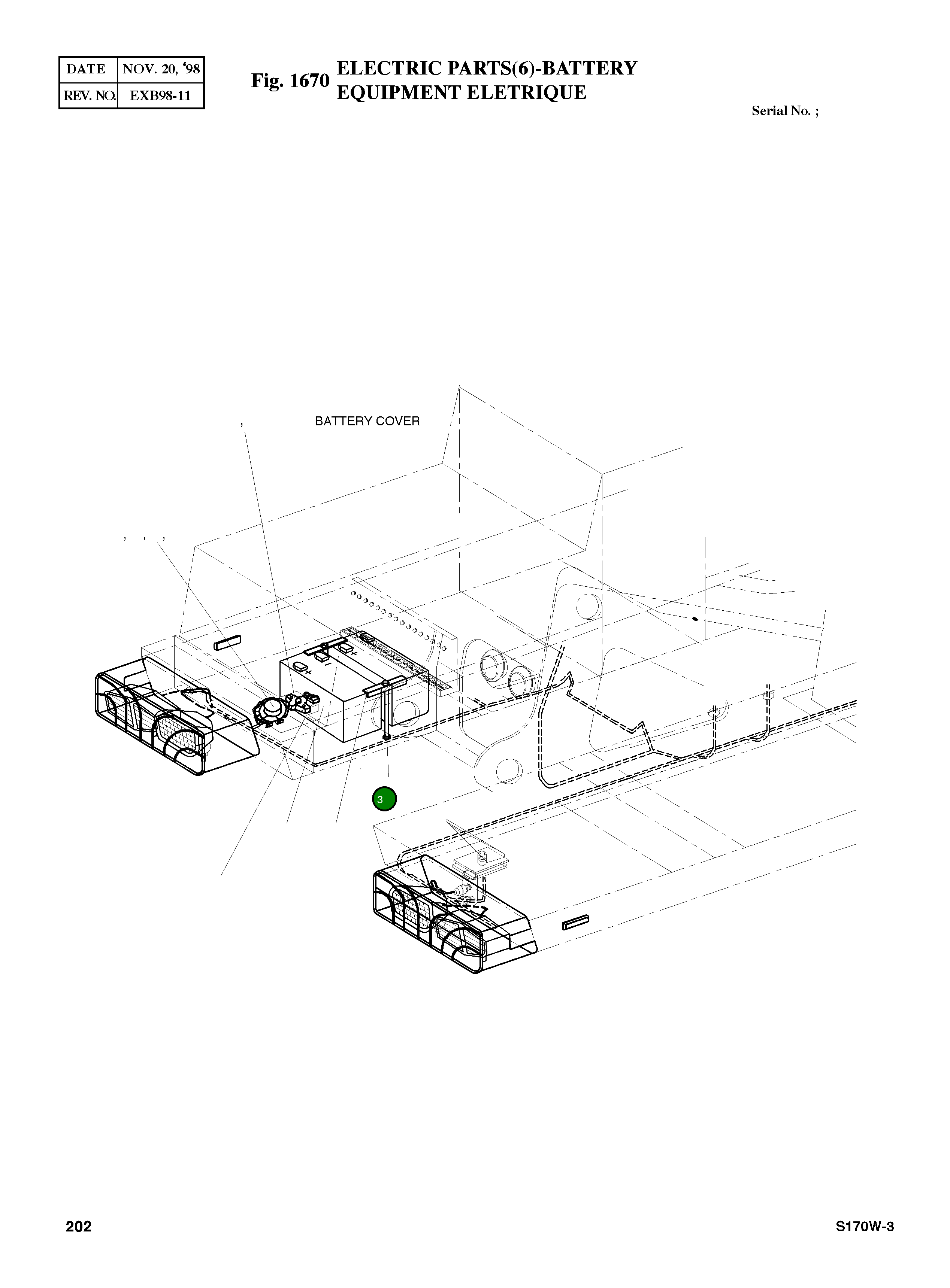 Болт M10X1.25X230 2120-1036D6 Komatsu