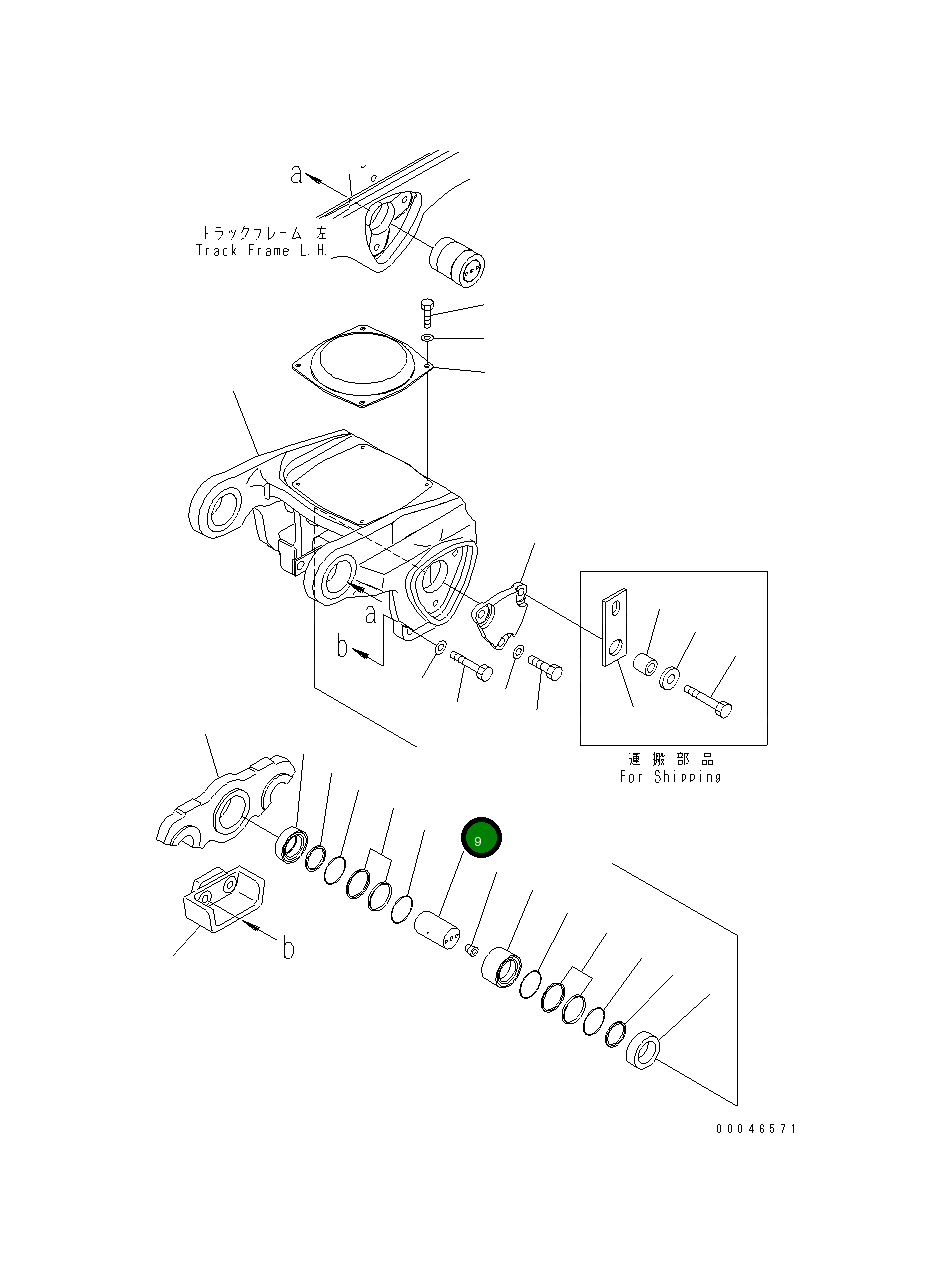 Вал 195-30-69941 Komatsu