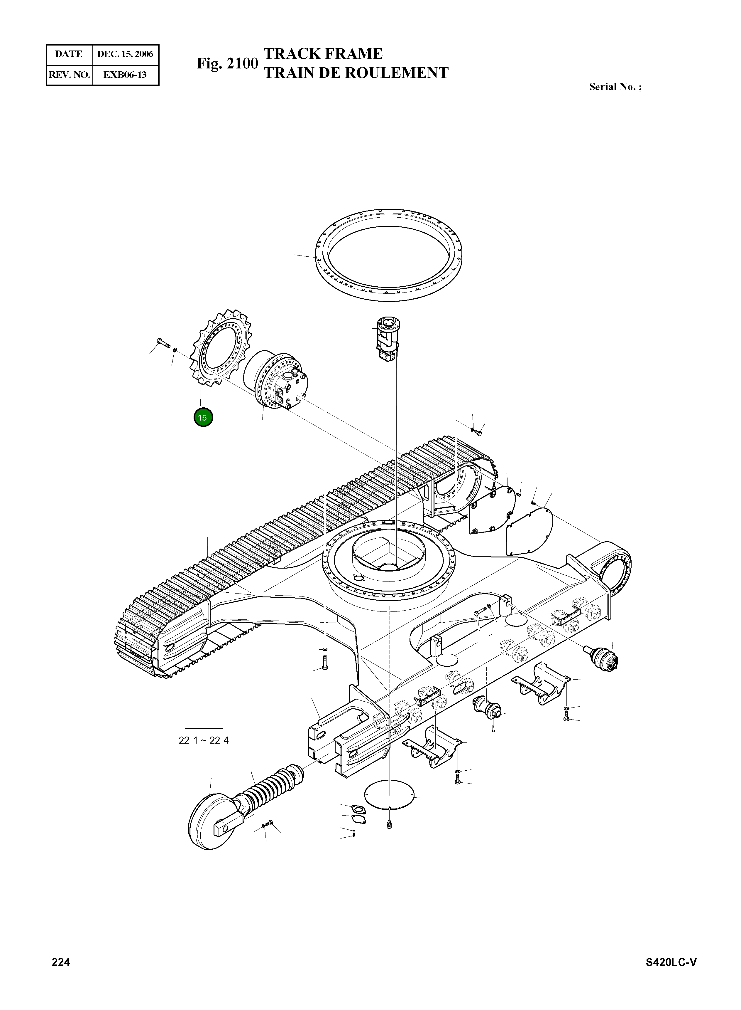Ведущая звезда 108-00021A Komatsu