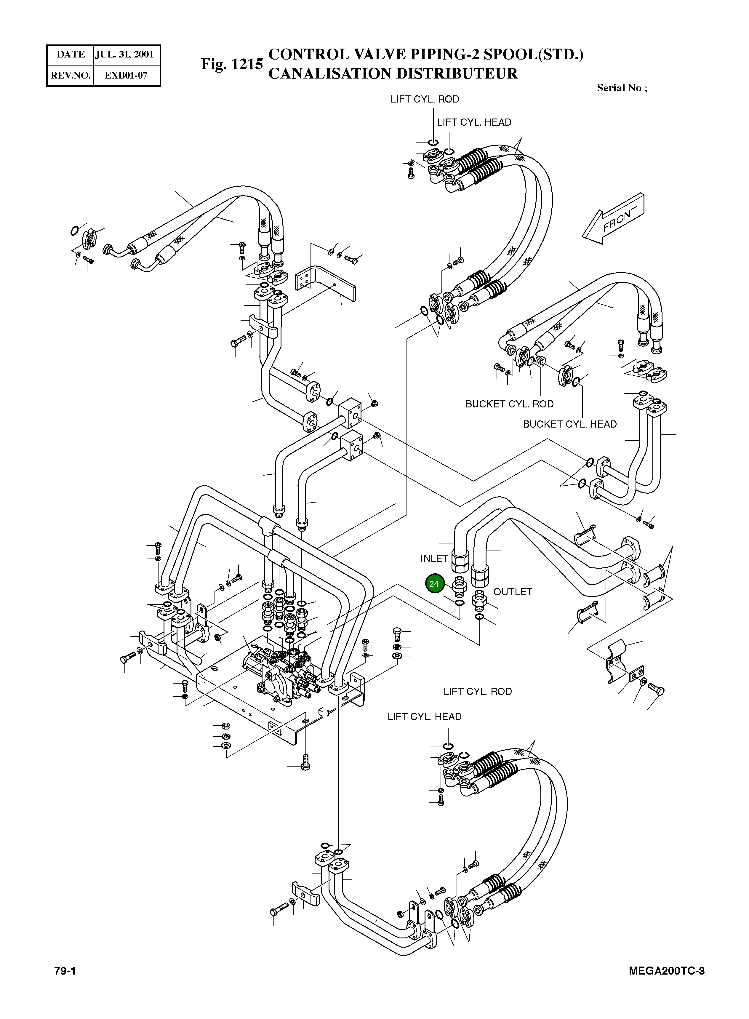 Адаптер 2181-1126D151 Komatsu