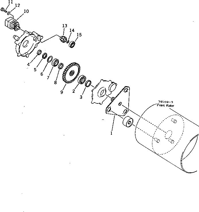 Вал 2691-4-31500 Komatsu