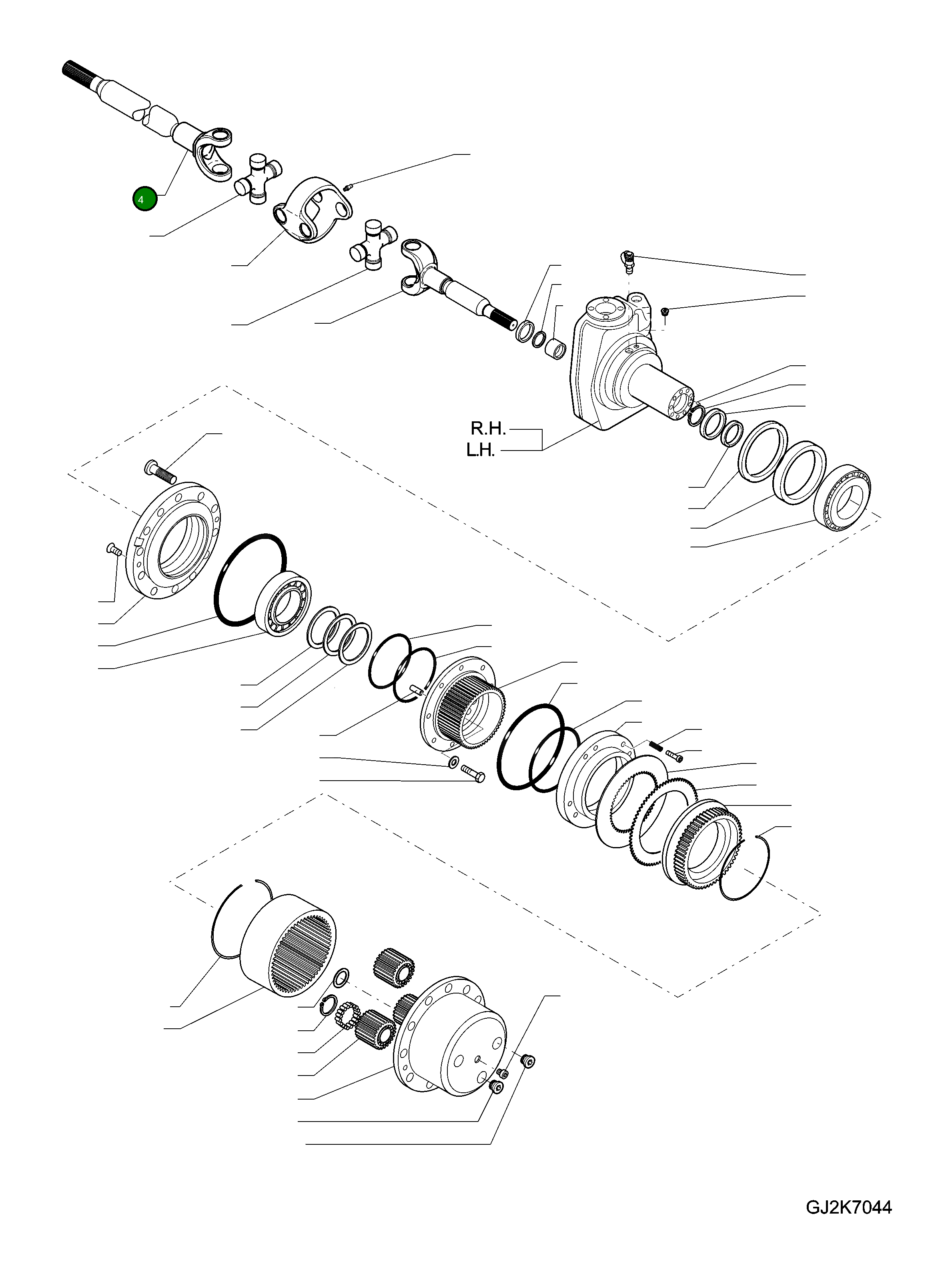 Вилка 20K-23-32350 Komatsu