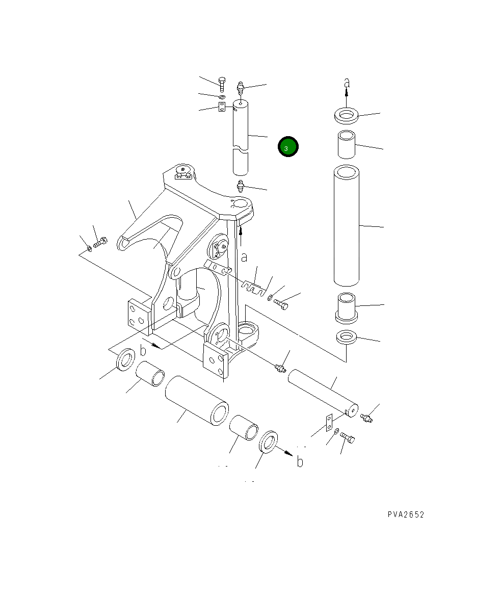 Вал 14X-960-8120 Komatsu